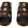 Orizonte Passion Womens European Comfortable Leather Slides Sandals
