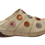 Orizonte Passion Womens European Comfortable Leather Slides Sandals