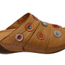 Orizonte Passion Womens European Comfortable Leather Slides Sandals