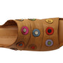 Orizonte Passion Womens European Comfortable Leather Slides Sandals