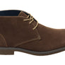 Hush Puppies Terminal Mens Extra Wide Width Leather Suede Boots