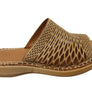 Orizonte Lyric Womens European Comfortable Leather Slides Sandals