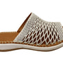 Orizonte Lyric Womens European Comfortable Leather Slides Sandals