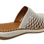 Orizonte Lyric Womens European Comfortable Leather Slides Sandals