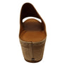 Orizonte Kingsley Womens European Comfort Leather Wedge Slides Sandals