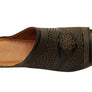 Orizonte Kingsley Womens European Comfort Leather Wedge Slides Sandals