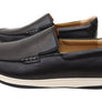 Hush Puppies David Mens Extra Wide Width Leather Comfortable Slip On Shoes