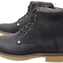 Hush Puppies Montreal Mens Wide Width Leather Lace Up Boots