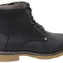 Hush Puppies Montreal Mens Wide Width Leather Lace Up Boots