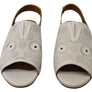 Orizonte Resley Womens European Comfortable Leather Wedge Sandals