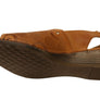 Orizonte Resley Womens European Comfortable Leather Wedge Sandals