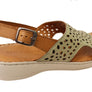 Orizonte Costena Womens European Comfortable Leather Sandals