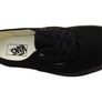 Vans Authentic Unisex Comfortable Lace Up Sneakers Black Black