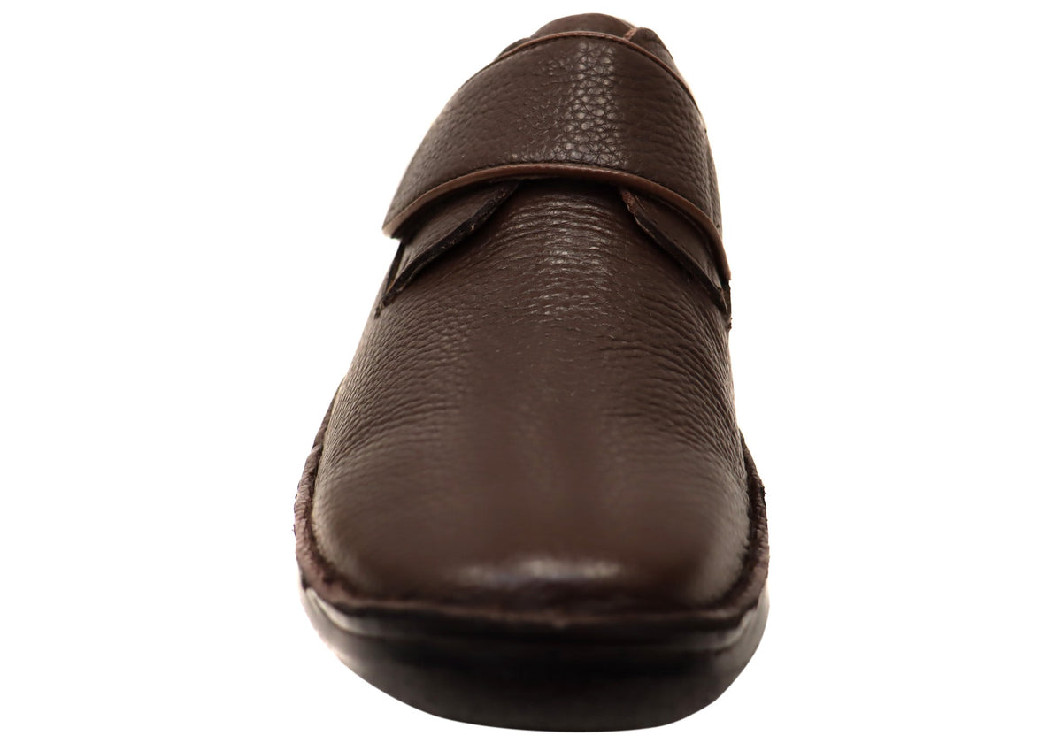 Hush Puppies Kane Leather Men's Black Double Monk Shoes HP-40819-76474