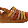 Orizonte Lipari Womens European Comfortable Leather Sandals