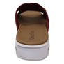 Usaflex Asta Womens Comfort Leather Slides Sandals Made In Brazil