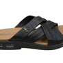 Usaflex Asta Womens Comfort Leather Slides Sandals Made In Brazil