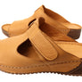 Orizonte Elba Womens European Comfortable Leather Slides Sandals