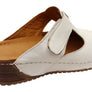 Orizonte Elba Womens European Comfortable Leather Slides Sandals