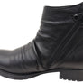 Orizonte Castle Womens European Comfortable Leather Ankle Boots