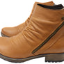 Orizonte Castle Womens European Comfortable Leather Ankle Boots