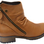 Orizonte Castle Womens European Comfortable Leather Ankle Boots