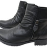 Orizonte Village Womens European Comfortable Leather Ankle Boots