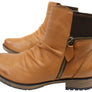 Orizonte Village Womens European Comfortable Leather Ankle Boots