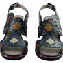 J Gean Sonya Womens Comfortable Leather Wedge Sandals Made In Brazil