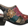 J Gean Queen Womens Comfortable Leather Heels Sandals Made In Brazil