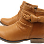 Orizonte Devo Womens European Comfortable Leather Ankle Boots