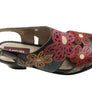 J Gean Queen Womens Comfortable Leather Heels Sandals Made In Brazil