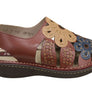 J Gean Orchid Womens Comfortable Leather Sandals Made In Brazil