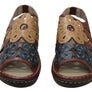 J Gean Orchid Womens Comfortable Leather Sandals Made In Brazil