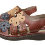 J Gean Orchid Womens Comfortable Leather Sandals Made In Brazil