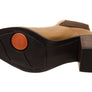 Hush Puppies Vala Womens Comfortable Leather Mid Heel Ankle Boots