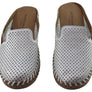 Bottero Holland Womens Comfort Leather Closed Toe Open Back Mules