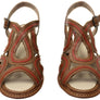 J Gean Yvonne Womens Comfortable Leather Heels Sandals Made In Brazil