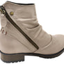 Cabello Comfort Hazel Womens European Comfortable Leather Ankle Boots