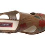 J Gean Simone Womens Comfortable Leather Heels Sandals Made In Brazil