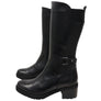 Orizonte Camdera Womens European Comfortable Leather Mid Calf Boots