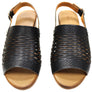 Orizonte Greta Womens European Leather Low Heel Comfortable Sandals
