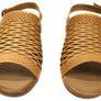 Orizonte Greta Womens European Leather Low Heel Comfortable Sandals