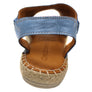 Orizonte Katrina Womens European Leather Comfort Espadrille Sandals