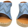 Orizonte Katrina Womens European Leather Comfort Espadrille Sandals