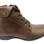 Perlatto Marie Womens Comfortable Leather Ankle Boots Made In Brazil