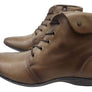 Perlatto Marie Womens Comfortable Leather Ankle Boots Made In Brazil