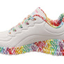 Skechers Womens X JGoldcrown Uno Lite Exuberant Hearts Shoes