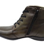 Perlatto Marie Womens Comfortable Leather Ankle Boots Made In Brazil