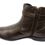 Perlatto Lane Womens Comfortable Leather Ankle Boots Made In Brazil